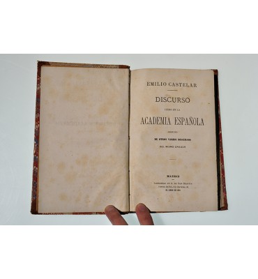 Discurso leído en la Academia Española *