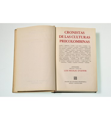 Cronistas de las culturas precolombinas
