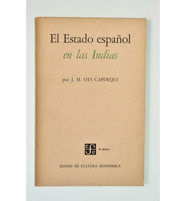 El Estado español en las Indias (ABAJO CH)