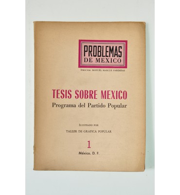 Tesis sobre México. Programa del Partido Popular