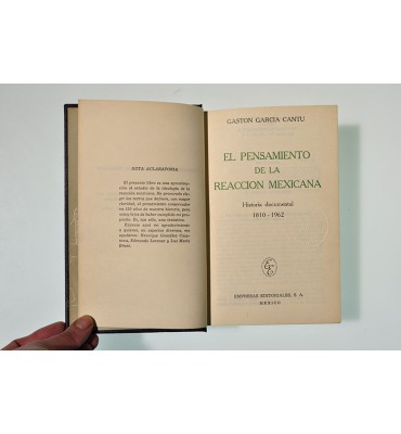 El pensamiento de la reacción mexicana