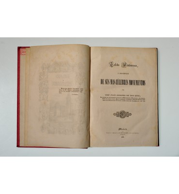 Toledo pintoresca, o descripción de sus más célebres monumentos