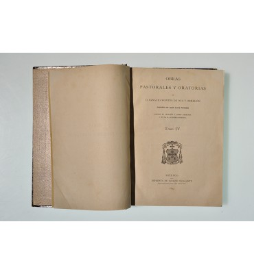 Obras pastorales y oratorias