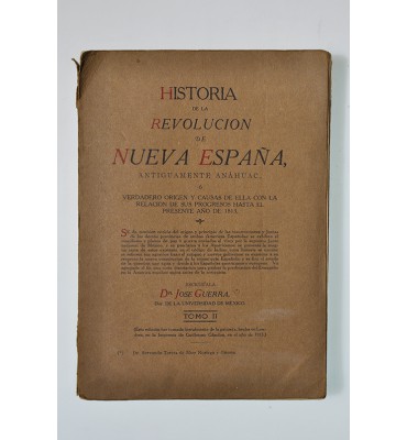 Historia de la Revolución de Nueva España