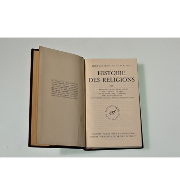 Histoire des Religions III