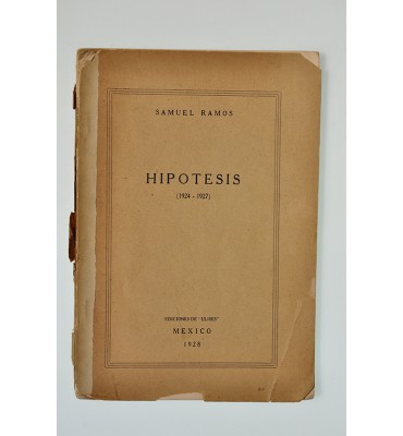 Hipótesis (1924-1927)