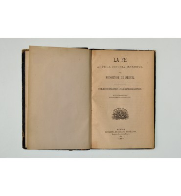 La fe ante la ciencia moderna 