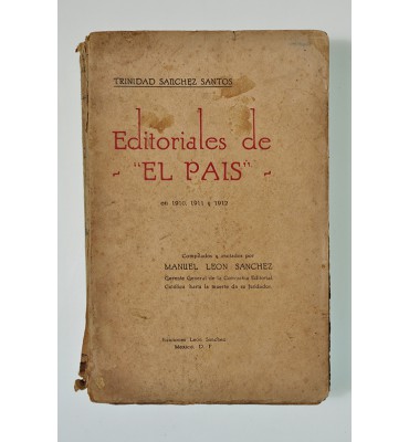 Editoriales de El País en 1910, 1911 y 1912 *