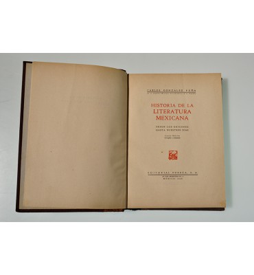 Historia de la literatura mexicana
