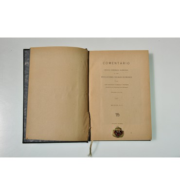 Comentario crítico, histórico, auténtico a las revoluciones sociales de México