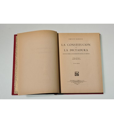 La Constitución y la Dictadura