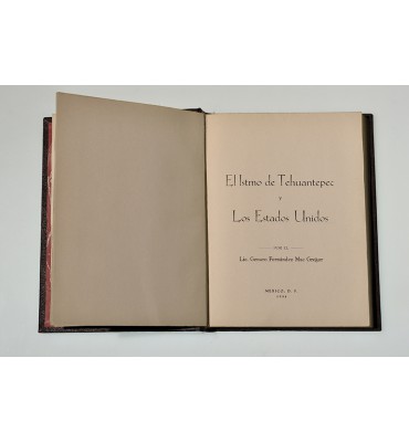 El Istmo de Tehuantepec y los Estados Unidos **