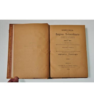 Historia del Congreso Extraordinario Constituyente de 1856 y 1857 *