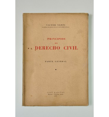 Principios de Derecho Civil *