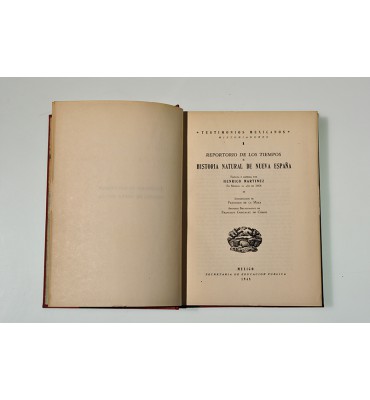 Repertorio de los tiempos e Historia Natural de Nueva España (ABAJO CH)