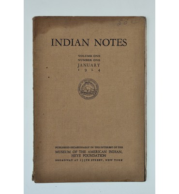 Indian Notes Vol. I