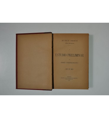 Estudio preliminar (Rubén Darío. Obras escogidas.)