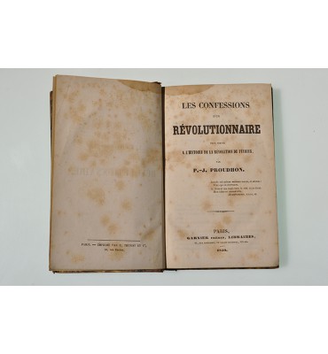 Les confessions d'un révolutionnaire 