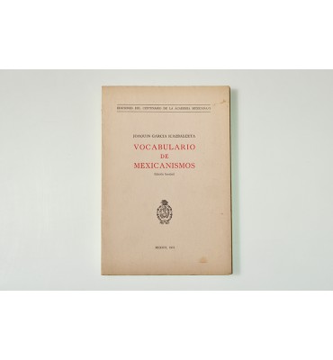 Vocabulario de mexicanismos