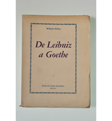 De Leibniz a Goethe 