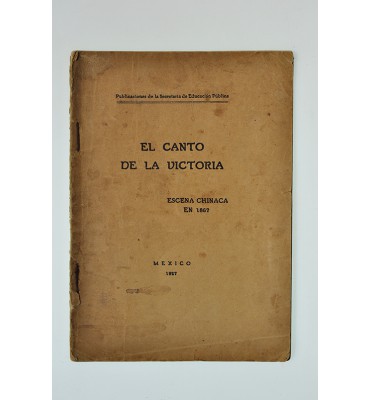 El canto de la victoria. Escena chinaca en 1867.