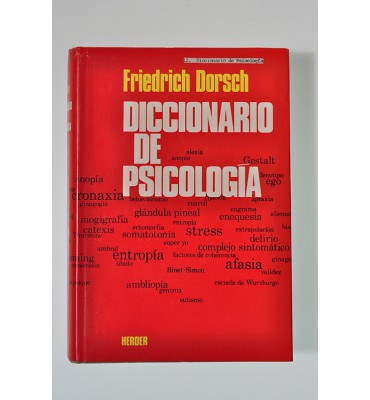 Diccionario de psicología *