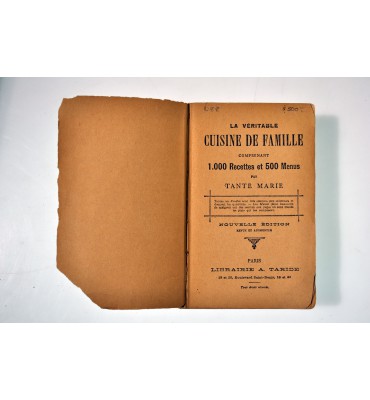 La veritable cuisine de famille