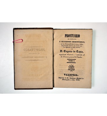 Prontuario de contratos y sucesiones hereditarias