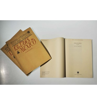 Letras de México. Revistas Literarias Mexicanas Modernas.*