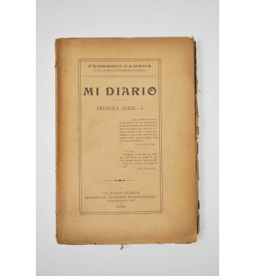 Mi diario. Primera Serie.-I