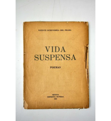 Vida suspensa. Poemas