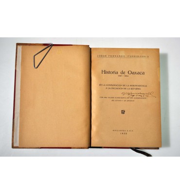 Historia de Oaxaca 1821-1854, 1854-1861 y 1861-1862