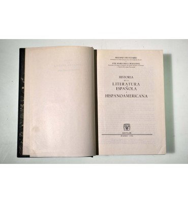 Historia de la literatura española e hispanoamericana