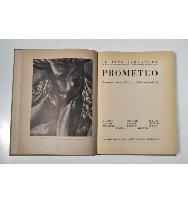 Prometeo. Ensayo sobre pintura contemporánea.