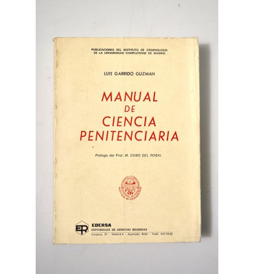 Manual de ciencia penitenciaria 