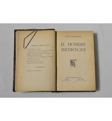 El hombre mediocre *