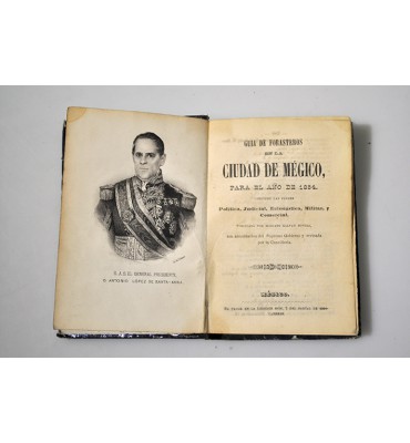 Guía de forasteros en la Ciudad de Mégico para el año de 1854