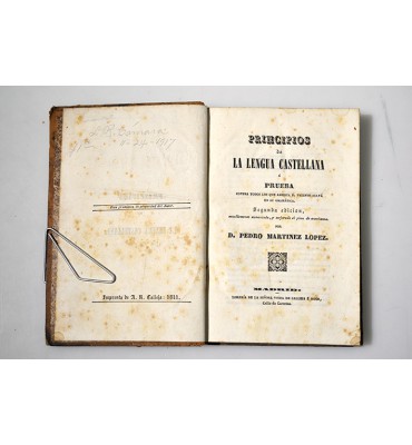 Principios de la lengua castellana o prueba contra todos los que asienta D. Vicente Salva en su gramática.