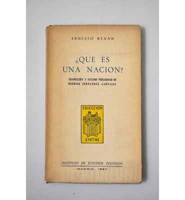¿Qué es una nación?