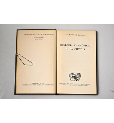 Historia Filosófica de la Ciencia 