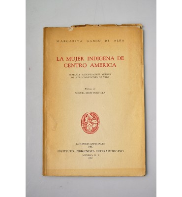 La mujer indígena de Centro América  