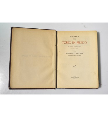 Historia del toreo en México época colonial 1529 - 1821 **