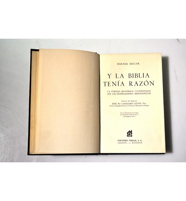 Y la biblia tenía razón