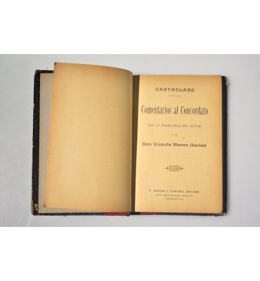 Comentarios al Concordato con la semblanza del autor