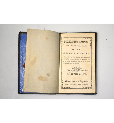 Preceptos útiles de la cuarta clase de la gramática latina