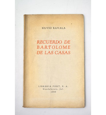 Recuerdo de Bartolomé de Las Casas 