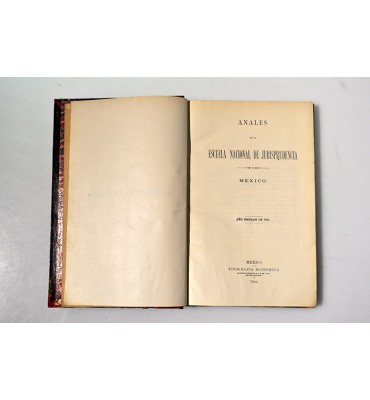 Anales de la Escuela Nacional de Jurisprudencia *