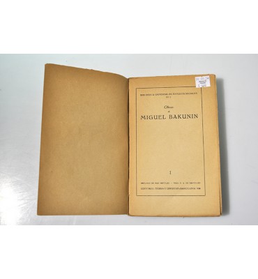 Obras de Miguel Bakunin