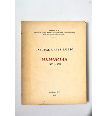 Memorias 1895 - 1928