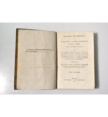Principios de fisiología o introducción a la ciencia experimental filosófica y médica del hombre vivo 